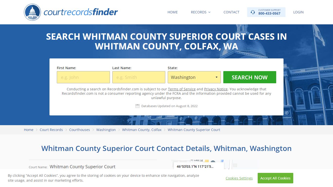 Whitman County Superior Court Case Search - Whitman County ...